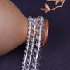 Clear Quartz Round Beads, 4-12mm Natural Stone, 15” Strand for DIY Charm Bracelet Making