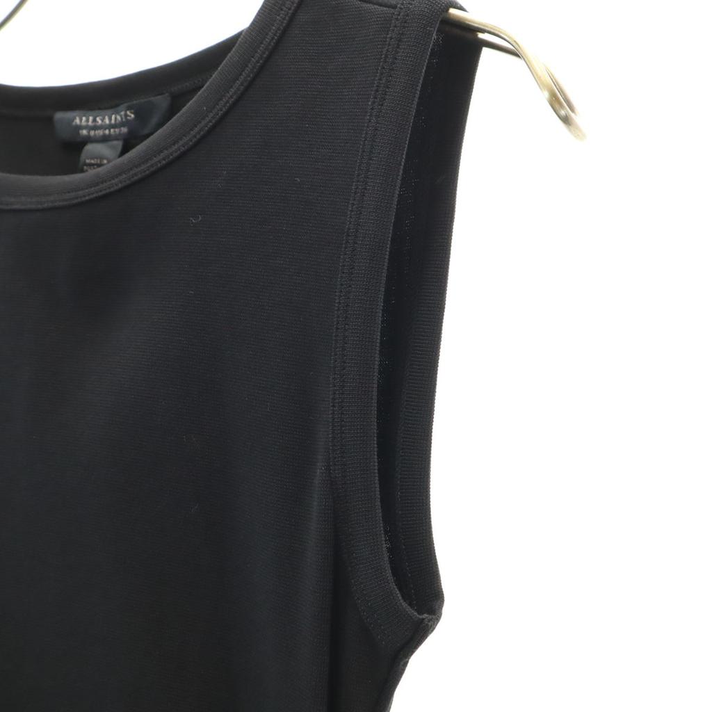 unused ALLSAINTS No sleeve Long dress US4 black Tagged Women Used