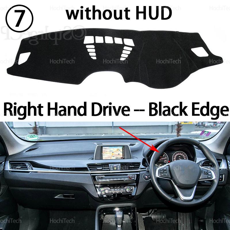 Dashboard Cover Avoid Light Anti-Slip Anti-dirty Mat Pad Sunshade Dashmat Protect for BMW X1 F48 2016- LHD RHD