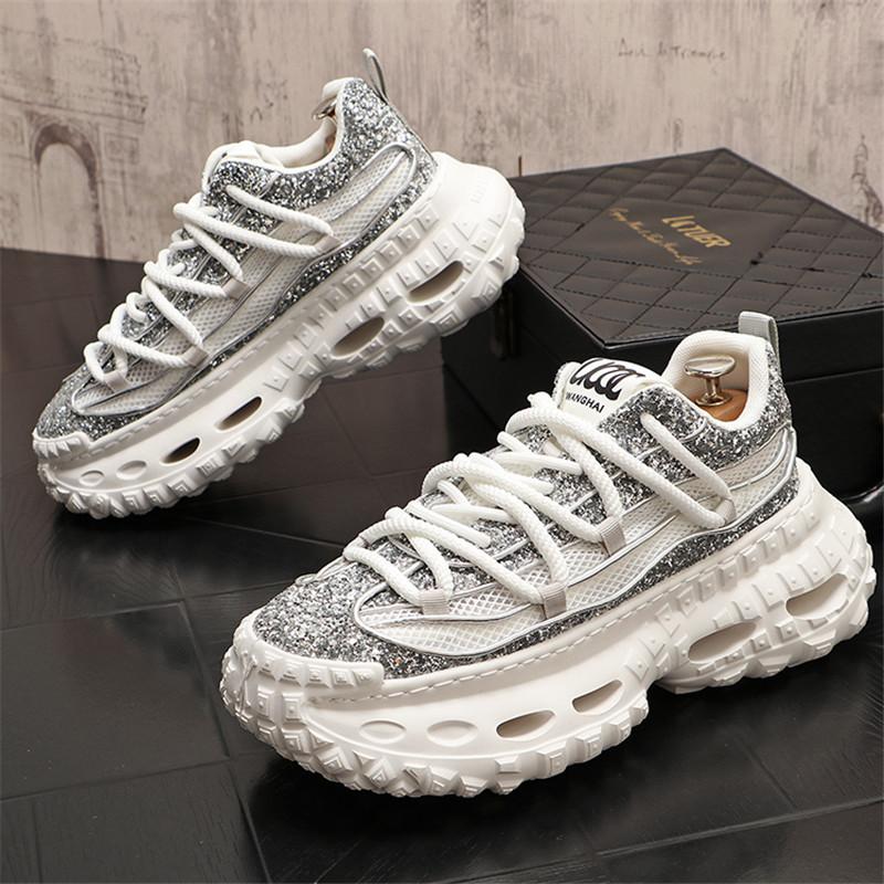 Men Casual Shoes Fashion Height Increasing Sneakers Lightweight Mens Shoes Thick Sole Male Footwear Zapatos Casuales Hombre