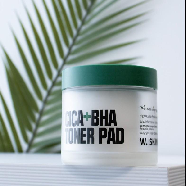[W-Skin Lab] Cica Plus Repair Serie Crème / Herstellend Masker / BHA Kalmerende Toner Pads