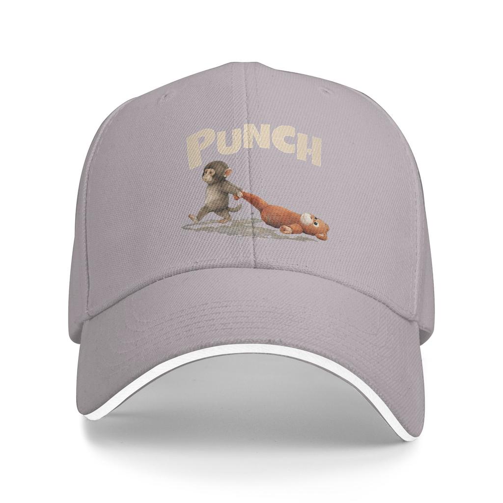 Monkey Punch Baby Little Punch Sun Baseball Cap  Spring Casual Trucker Hat For Unisex-Teens Outdoor Sport Baseball Caps