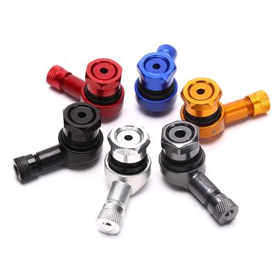 Zawór motocyklowy TV25AL 11,3 mm Stop aluminium CNC Modyfikowany Zawór pod kątem prostym 90 stopni Odpowiedni