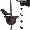 Mobile bird outdoor rain chain outdoor decoration hanging chain Courtyard Art Decoration Retro Metal Pendant Crafts Rain Chain
