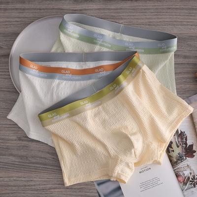New Cotton Underwear Men's Youth Shorts Student Boxers
