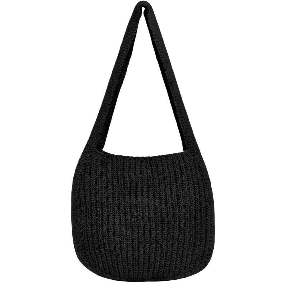New Women Shoulder Bags Large Capacity Crochet Bag Fashion New Knitting Handbags Female Shopping Bag Hollow Woven Tote Bag