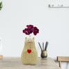 Cat Shaped Flower Vase Floral Container for Mantel Bedroom Dining Room