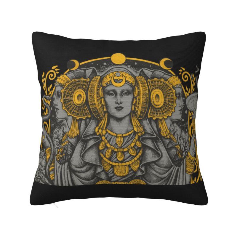 Major Arcana Tarot Astrology Chart Modern Pillow Cover Home Decorative Goth Zodiac Witch Magic Car Cushion