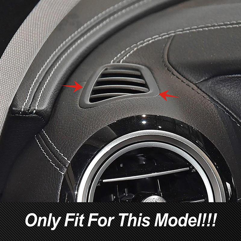 Car Dashboard AC Air Outlet Vent Frame Decoration Cover Trim For Mercedes Benz E Class W213 2016-2018 LHD Interior Accessories