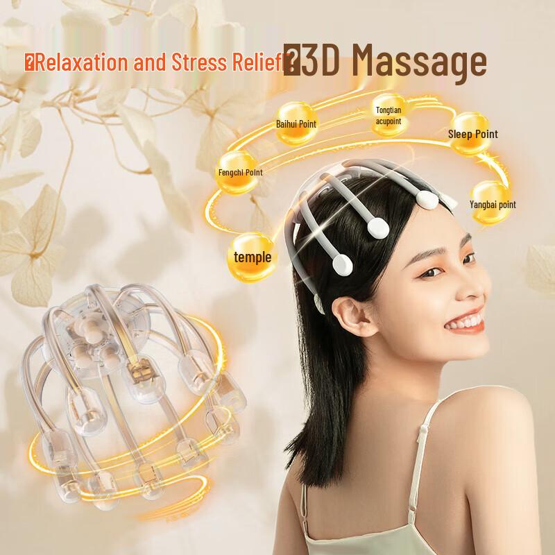 HEZHENG 3D Head Massager