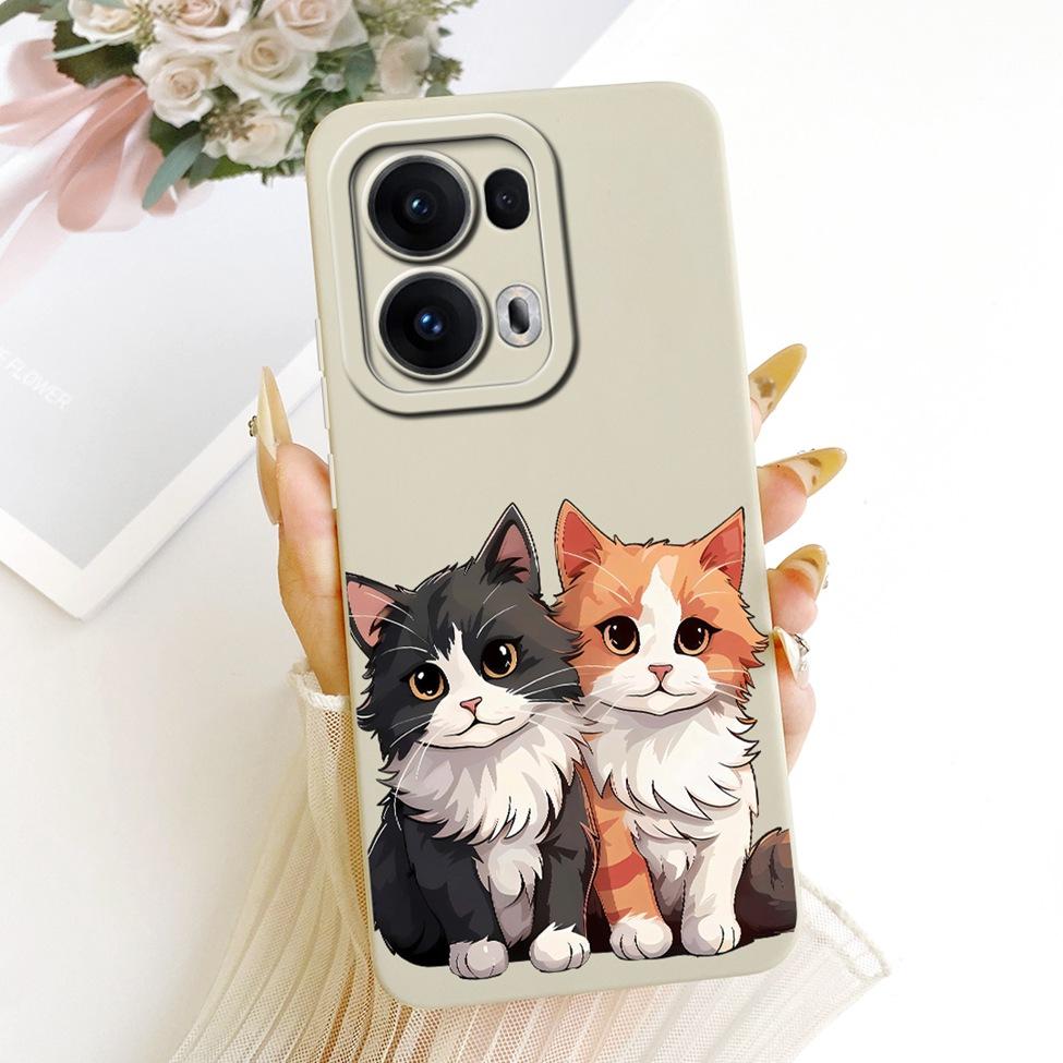 For Oppo Reno 13 Pro Case Silicone Luxury Fashion Cool Kawaii Cute Painted Cover For Oppo Reno13 Pro CPH2697 PKK110 Casing