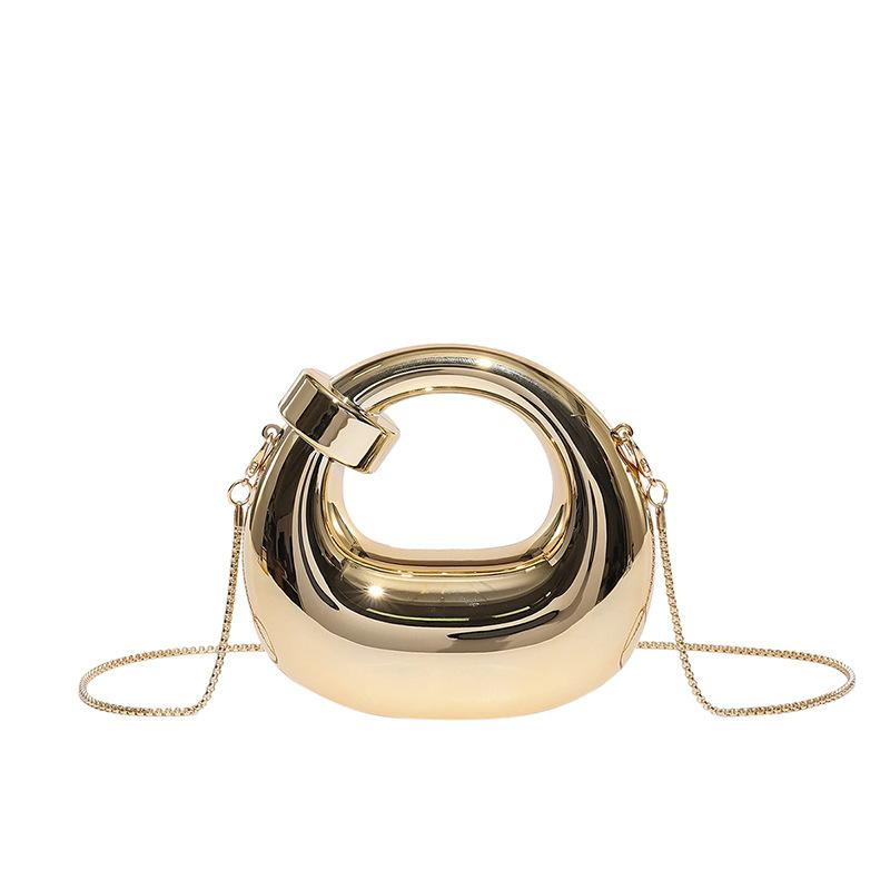 Текстурированная акриловая мини-сумочка, новая милая сумка через плечо конфетных цветов, женская сумка-мессенджер на цепочке. золотой