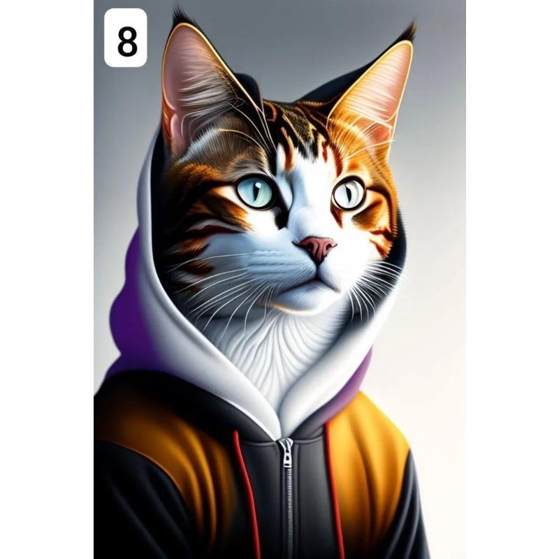 Katzen Metall Wandkunst, Haustierliebhaber Poster Schild
