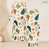 Women Plus Size Geometric Printed Two Piece Set Long Sleeve Open Front Cardigan Sleeveless Bodycon Dress