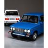 1/24 Russischer LADA 2106 Legierungsmodellauto Spielzeug Diecasts Metallguss Pull Back Musik Licht Auto Spielzeug für Kinder Fahrzeug