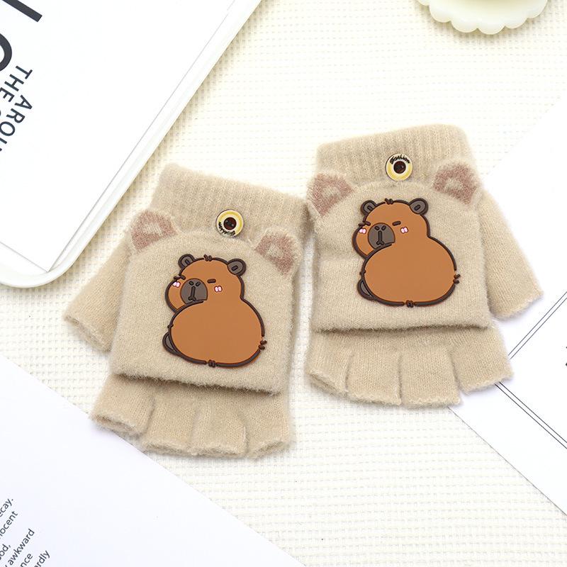 Kinder Cartoon Fäustlinge mit Klappe – Niedlich, Dick und Warm zum Schreiben und für Outdoor-Aktivitäten