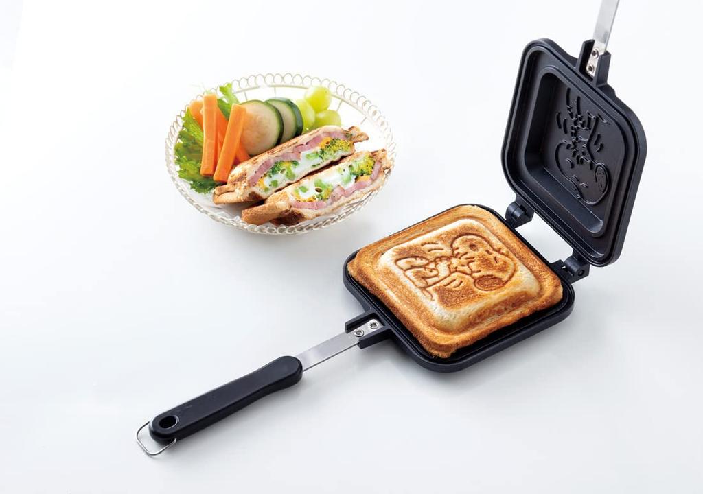 Skater Hot Sandwich Maker Cute Direct Flame Snoopy Easy To - Design, Compatible, Aluminum, Design, Clean, ALHOS1-A