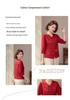 Fashionable 2026 Chinese Style Seven-Sleeve Chiffon Blouse for Middle-Aged & Elderly Women