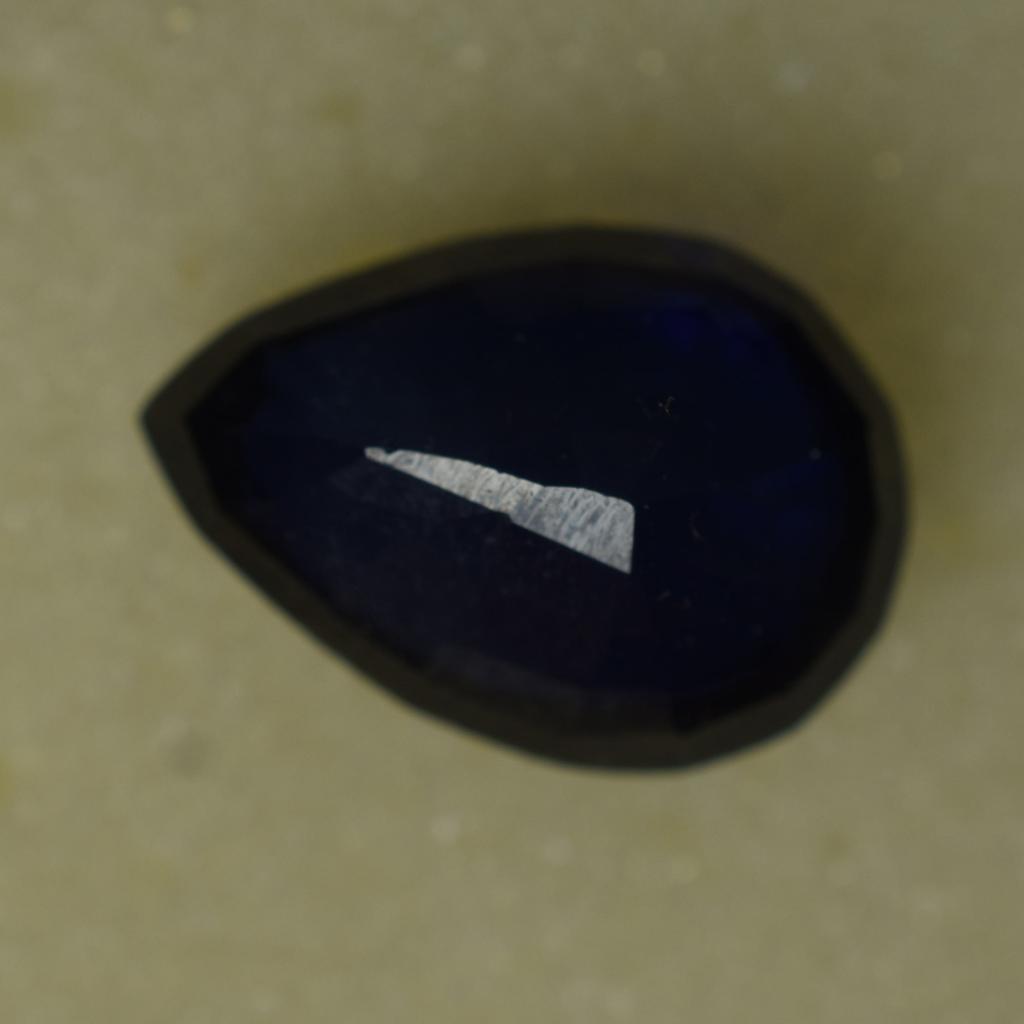 8.10 Ct Natural CERTIFIED Loose Gemstone Pear Cut Beautiful Blue Tanzanite