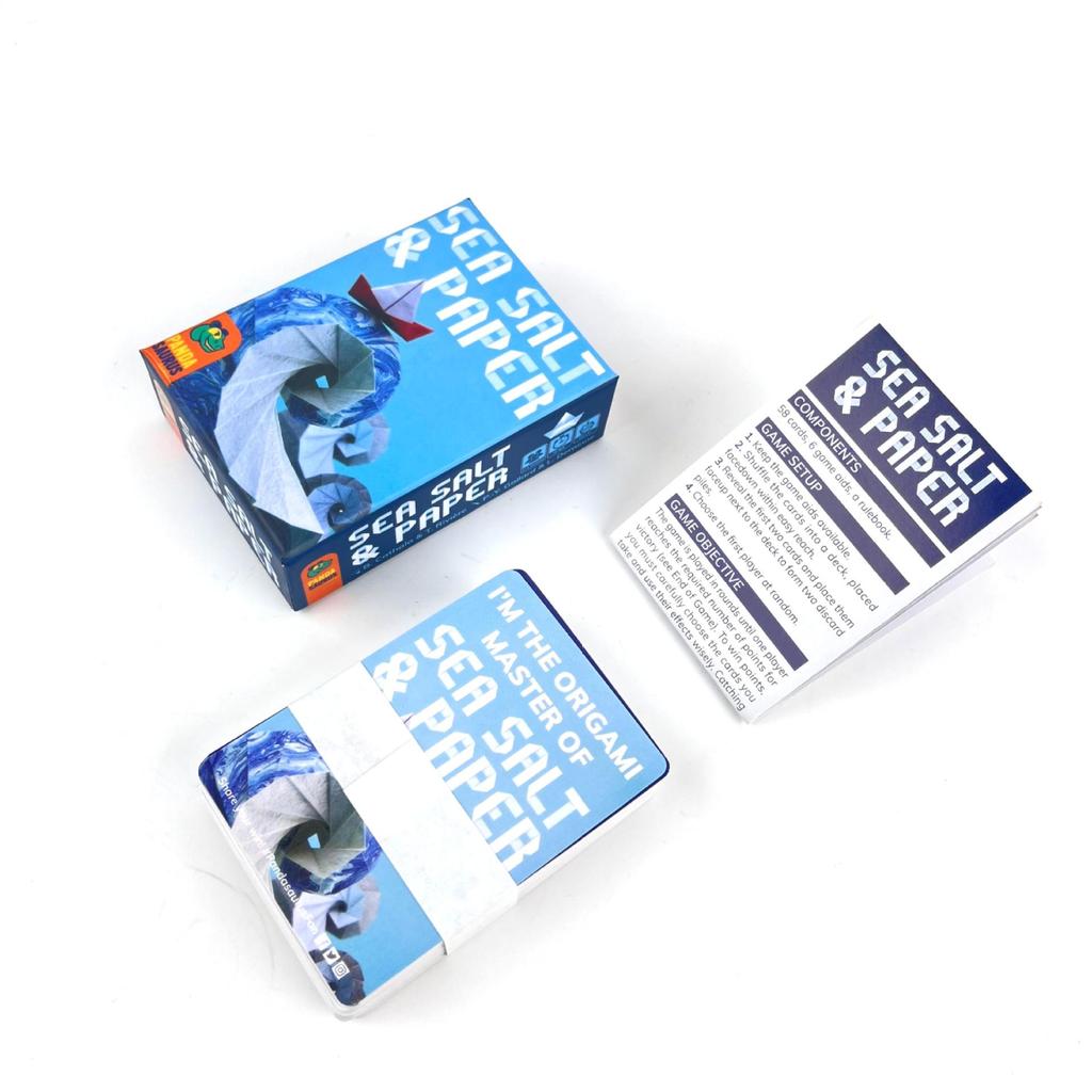 Sea Salt and Paper Card Game 2-4 Players English Version Borad Games