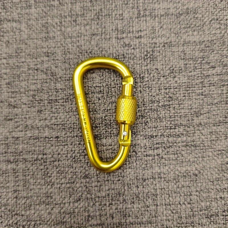 D-shaped Buckle Thickened Outdoor Keychain Buckle Aluminum Alloy Hook Earphone Box Bag Water Bottle Quick Clip