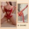Purple Erotic Underwear, Sexy Lace Hollowed-out Suspenders Show Large Perspective, Free Backless Pajamas, Pure Desire Set