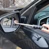Limpiaparabrisas Portátil de Espejo Retrovisor Raspador Retráctil de Mano Escobilla de Goma Para Espejo Retrovisor de Coche Herramienta de Limpieza de Cristal de Coche