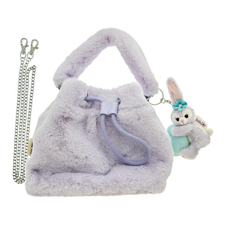 New Disney Plush Bucket Bags Shoulder Bag Crossbody Bag Handbag Women's Purple 400051646132