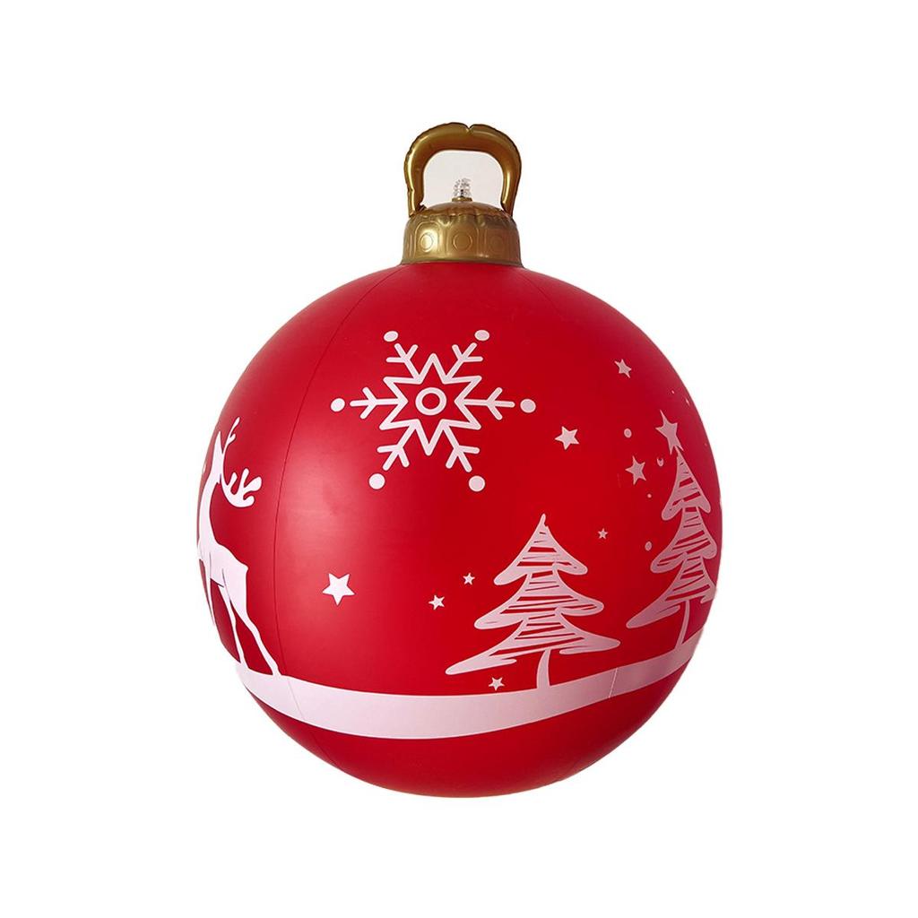 Eco-friendly PVC Inflatable Christmas Ball for Indoor & Outdoor Festive Decoration