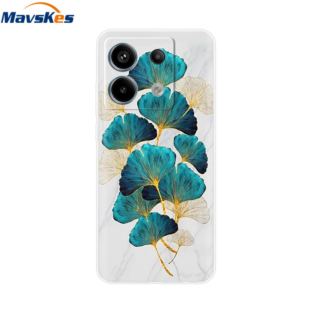 For Redmi Note 13 Pro 4G 5G Fundas Cover TPU Silicon Protective Case For Xiaomi Redmi Note13 13Pro Phone Clear Back Cover Bumper