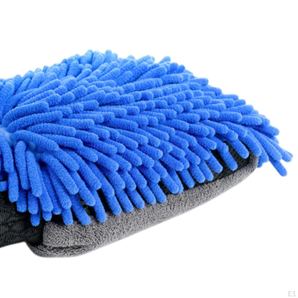 Car Wash Mitt Detailing Accessory Sturdy Home Cleaning Glove for Motorcycles
