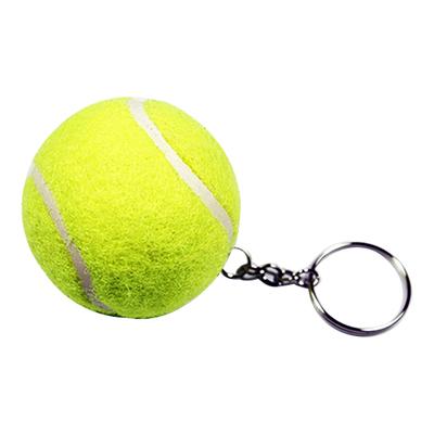 Creative Artificial 3D Tennis Ball Pendant Keyring Sports Lovely Key Chain