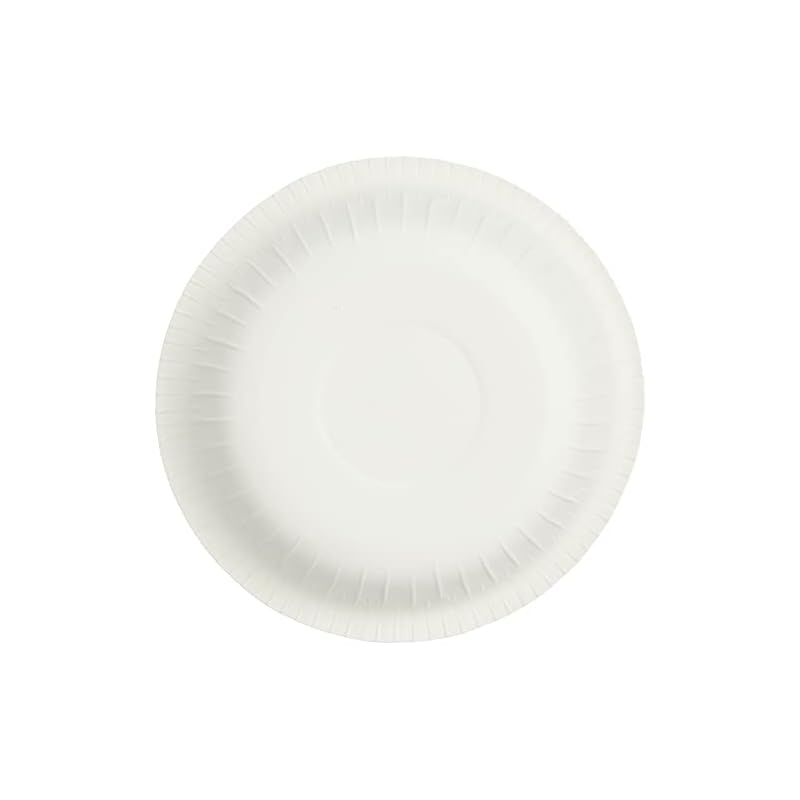 Yamato Bussan Disposable Paper Plates, Commercial Use, 15cm, 50 Pieces