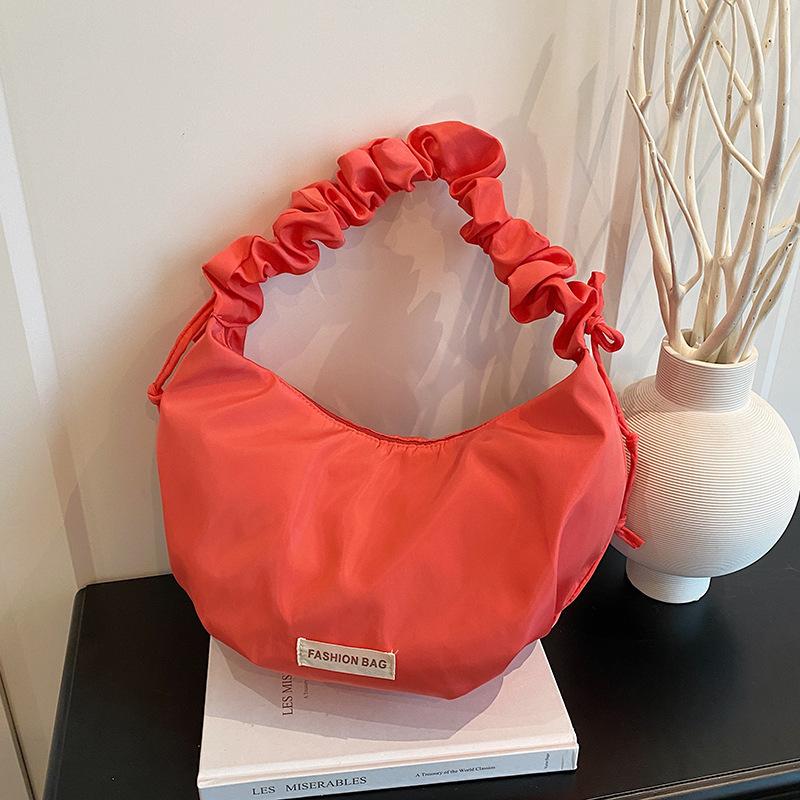 

New fresh canvas bag large capacity commute simple fashion dopamine canvas bag bag кавун червоний колір