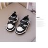 Children's board shoes soft sole light non-slip small middle-aged children's leather surface versatile sports and leisure shoes cross-border supply