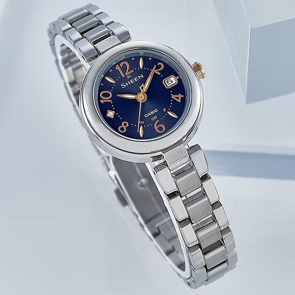 Casio SHEEN SHW-7100TD-2AJF [SHEEN Radio Controlled Model 10 Atm Waterproof Watch Titan Women's Metal Band]