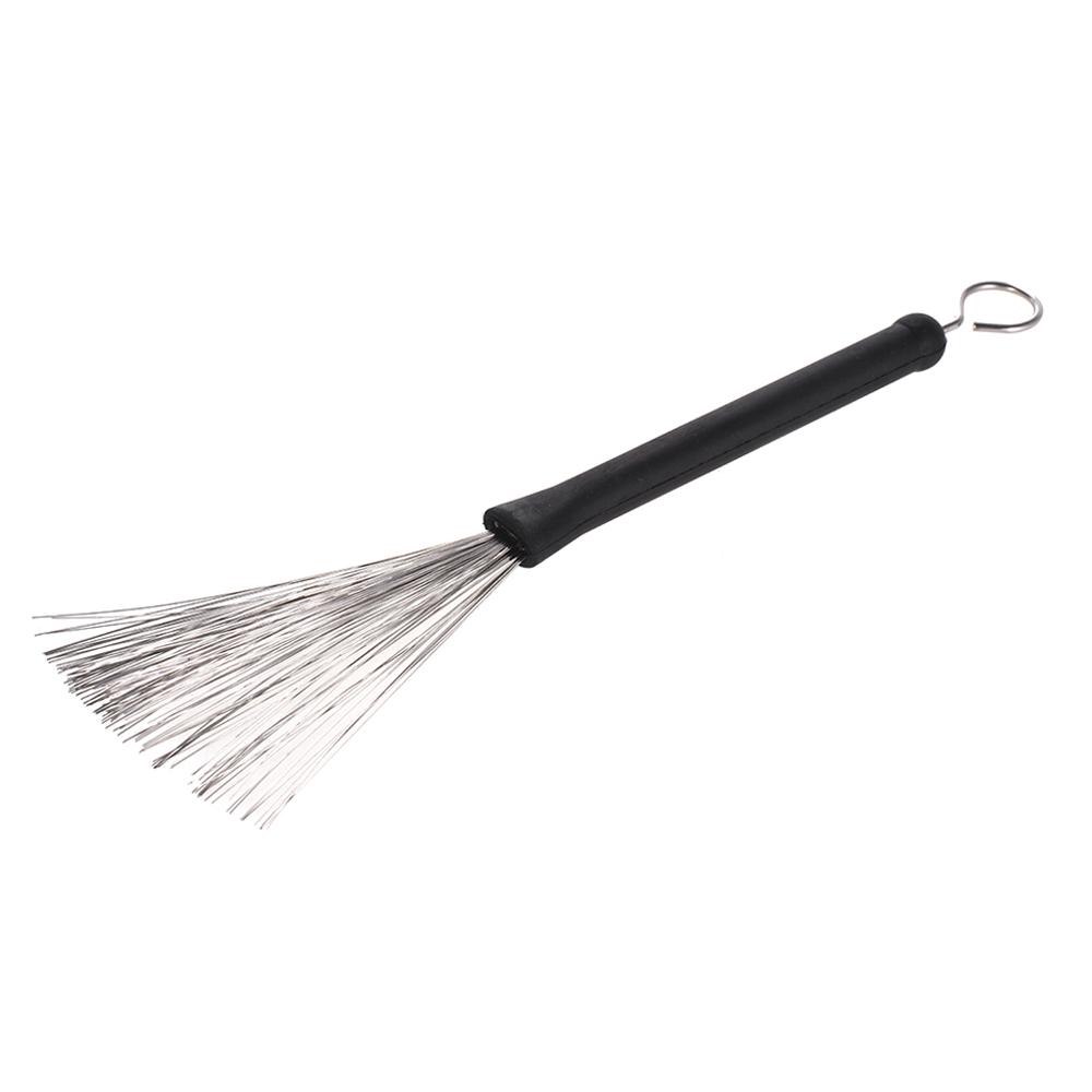 1 pereche de bețișoare de tobe + 1 pereche de perii de tobe Set de bețe de tobă cu geantă de depozitare pentru muzică populară jazz