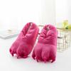 Soft Children's Slippers Stitch 3D Paws Pink With Claws 27-32