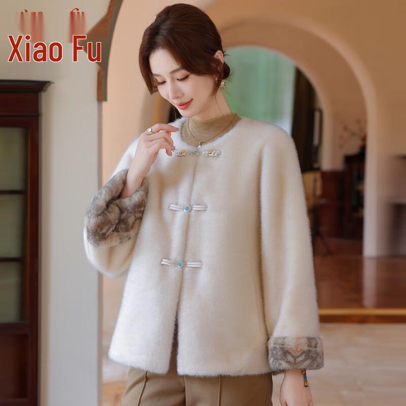 

Стильное зимнее пальто из искусственного норкового бархата для женщин среднего возраста 5XL