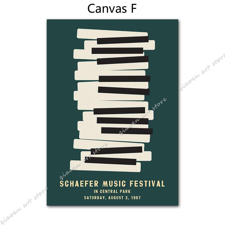 Jazz Club Piano Keys Music Teacher Class Wall Art Canvas Painting Nordic Posters and Prints Wall Pictures for Living Room Decor