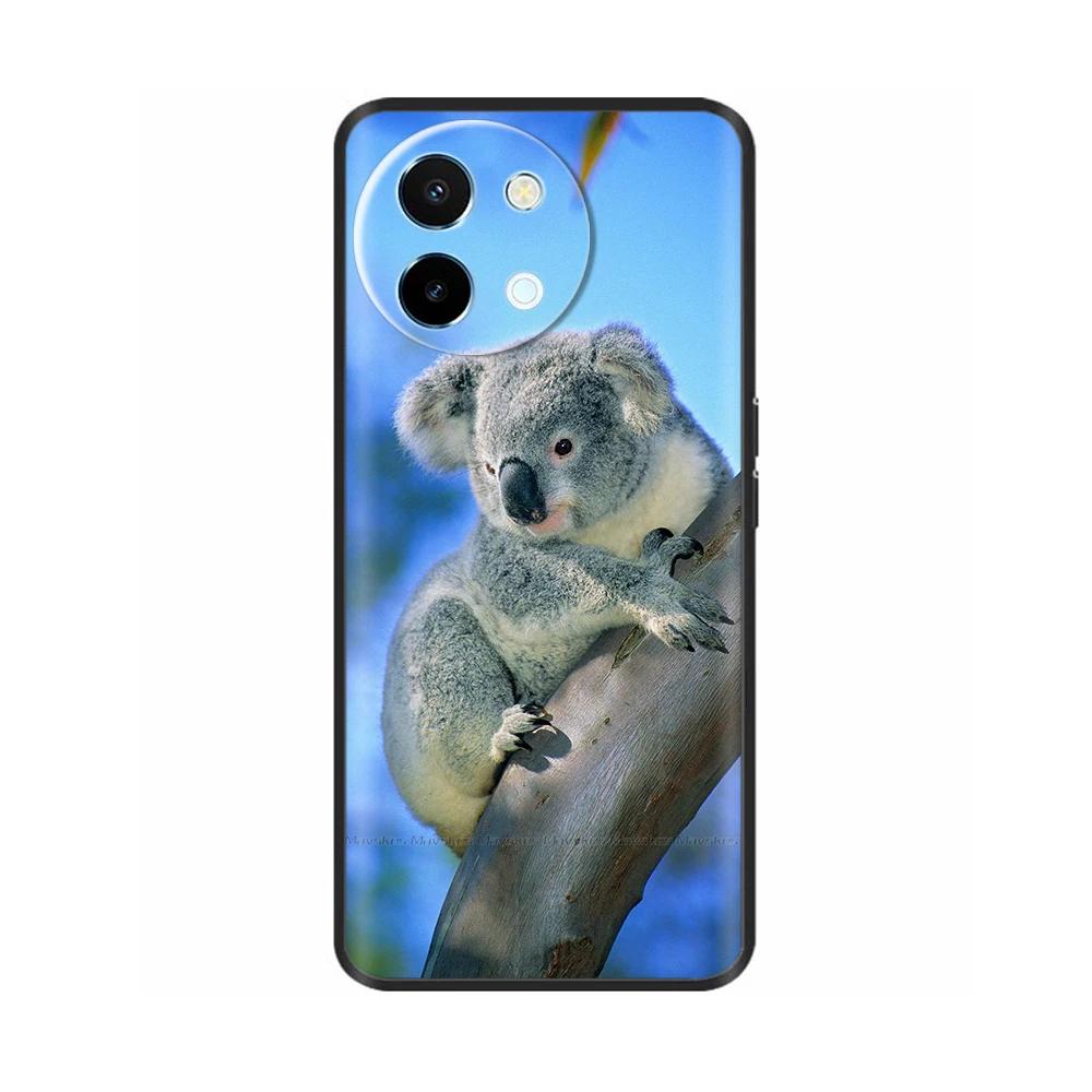 For Vivo Y38 5G Phone Case Cute Fashion Heart Flowers Cases For Vivo Y18 Soft Silicone Bumper Cover For Vivo Y18E Fundas Shells