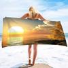 Sun Print Microfiber Beach Towel Large Quick Dry Sand Proof Absorbent Towel for Adult Travel Swimming