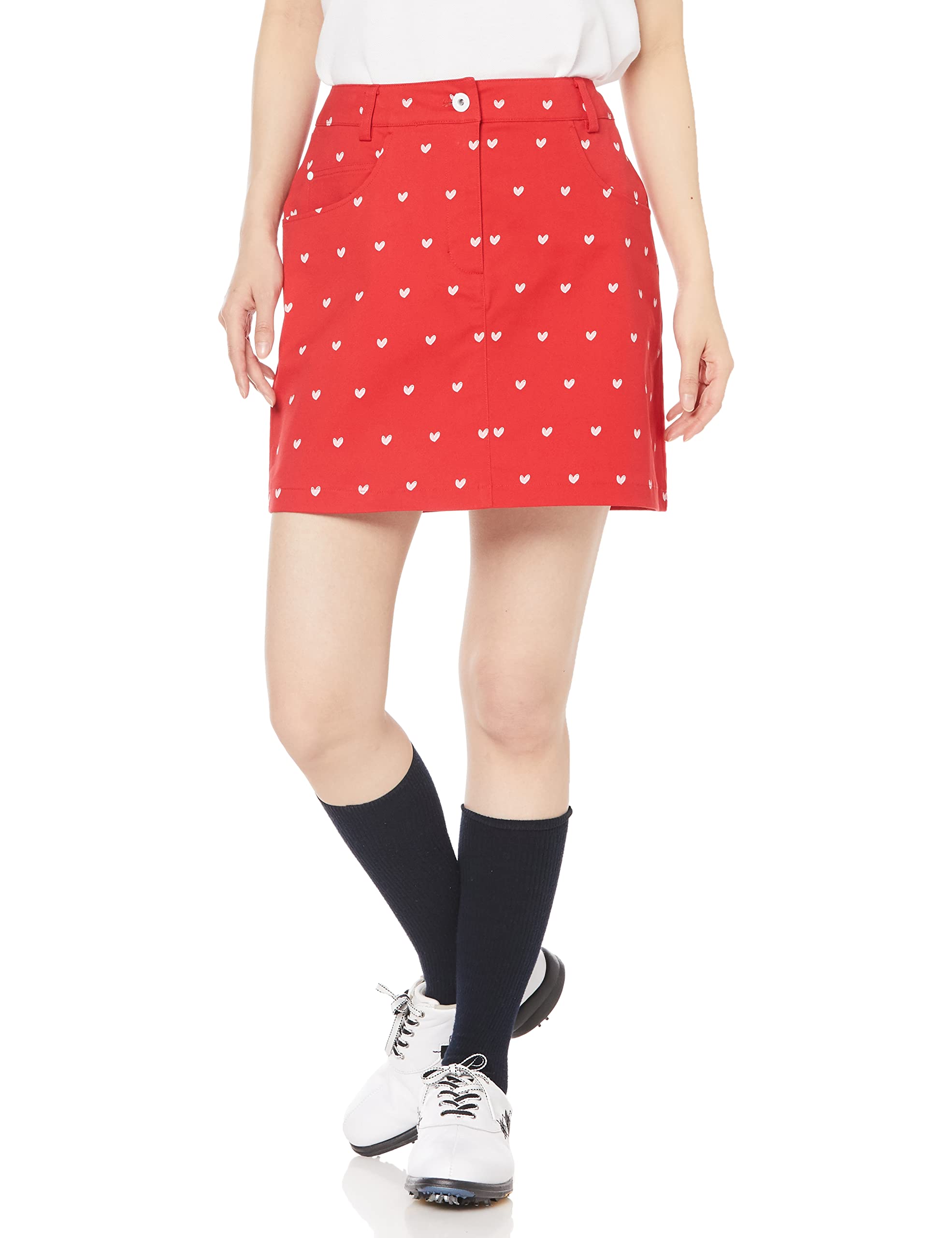 

Callaway Heart Print Stretch Skirt Golf C23128221 L Women s / / 1101_Red