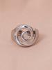 Vintage Punk Irregular Hollow Rotundity Metal Open Rings for Women Gothic Rings Y2K Jewelry