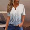 Women's Fashion Casual Short Sleeve Floral Print Top