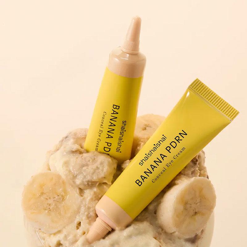 SHAISHAISHAI Banana PDRN Conceal Eye Cream 15g - Under Eye Concealer & Wrinkle Care Cream (Cream for No.17-19 / Vanilla for No.21-23)