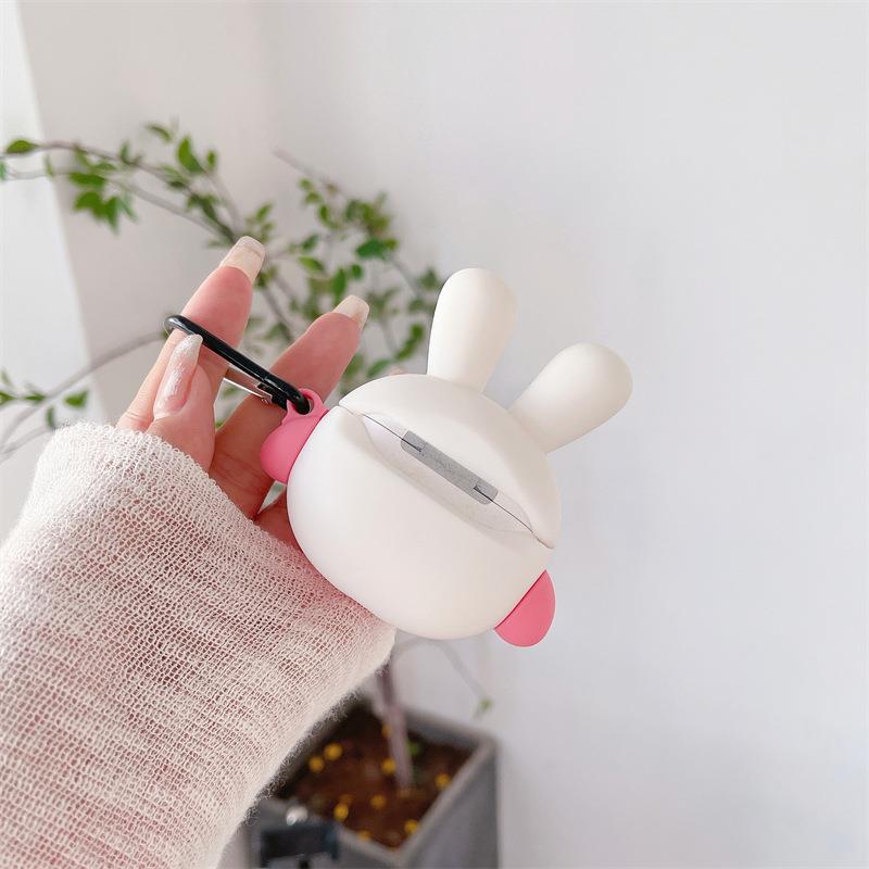 Rabbit hat star AirPods pro for apple bluetooth wireless 1/2/3 generation earphone cover cartoon silicone