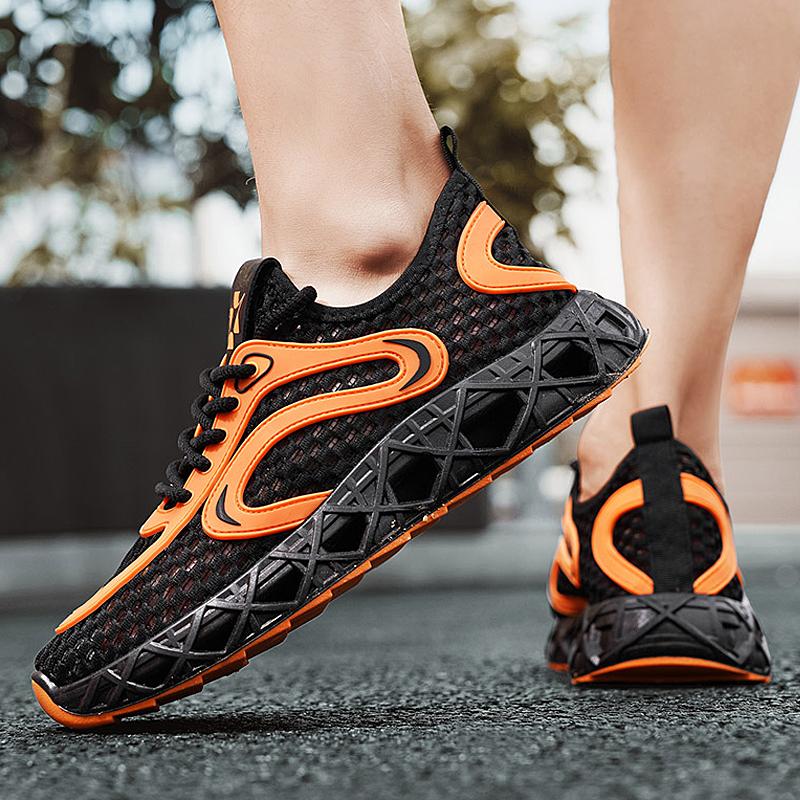 Herren Mesh Sneaker Sommer Strand Badeschuhe Outdoor Schnelltrocknende Wassersportschuhe Mann Atmungsaktiv Angeln Klettern Schuhe