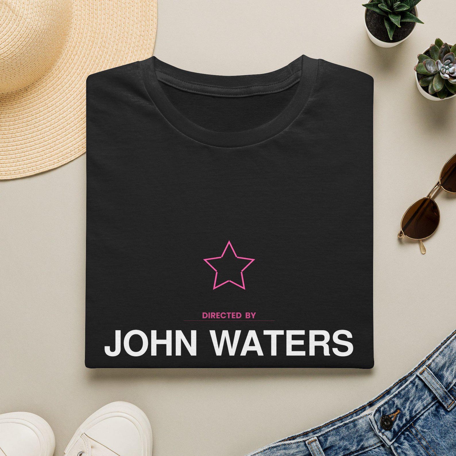 John Waters Directed By Tshirt | Cult Trash Cinema Fan Tee | Baltimore Film Lover Gift S