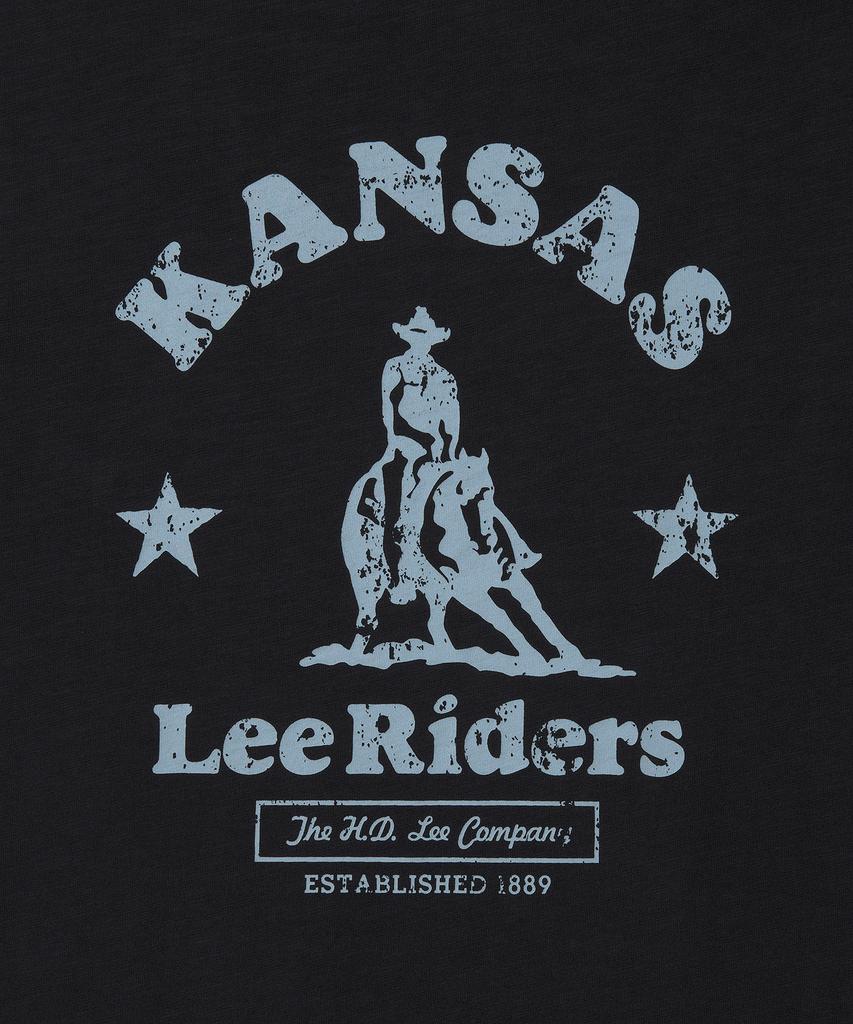 LEE Cowboy Slub Short Sleeve T-Shirt Charcoal
